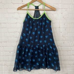 Hollister Sundress Size Small Floral Blue